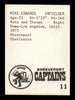 Mike Edwards Autographed 1976 TCMA Card #11 Shreveport Captains SKU #231615
