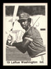 LaRue Washington Autographed 1976 TCMA Card #18 Ashville Tourists SKU #231634