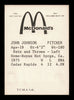 John Henry Johnson Autographed 1976 TCMA Card Cedar Rapids Giants SKU #231649