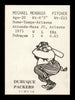 Michael Mike Mendoza Autographed 1976 TCMA Rookie Card Dubuque Packers SKU #231657