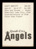 Scott Moffitt Autographed 1976 TCMA Rookie Card Quad City Angels SKU #231671
