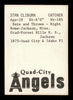 Stan Cliburn Autographed 1976 TCMA Card Quad City Angels SKU #231674