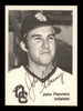 John Flannery Autographed 1976 TCMA Rookie Card Quad City Angels SKU #231679