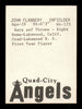 John Flannery Autographed 1976 TCMA Rookie Card Quad City Angels SKU #231679