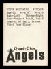 Steve Whitehead Autographed 1976 TCMA Rookie Card Quad City Angels SKU #231687