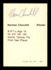 Norm Churchill Autographed 1977 TCMA Rookie Card Waterloo Indians SKU #231697