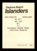 Ken Phelps Autographed 1977 TCMA Card Daytona Beach Islanders SKU #231699
