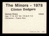 German Rivera Autographed 1978 TCMA Rookie Card #400 Clinton Dodgers SKU #231708