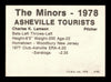 Chuck Lamson Autographed 1978 TCMA Rookie Card #183 Ashville Tourists SKU #231731
