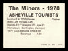 Len Whitehouse Autographed 1978 TCMA Rookie Card #191 Ashville Tourists SKU #231746