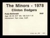 Rusty McDonald Autographed 1978 TCMA Rookie Card #310 Clinton Dodgers SKU #231753