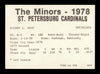 Gene Roof Autographed 1978 TCMA Rookie Card #79 St. Petersburg Cardinals SKU #231756