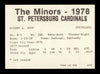 Gene Roof Autographed 1978 TCMA Rookie Card #79 St. Petersburg Cardinals SKU #231757