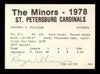 Ray Williams Autographed 1978 TCMA Rookie Card #99 St. Petersburg Cardinals SKU #231775