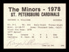Ray Williams Autographed 1978 TCMA Rookie Card #99 St. Petersburg Cardinals SKU #231776