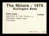 Bobby Smith Autographed 1978 TCMA Rookie Card #165 Burlington Bees SKU #231796