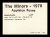 Jackie Smith Autographed 1978 TCMA Rookie Card #324 Appleton Foxes SKU #231804