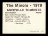 John Butcher Autographed 1978 TCMA Rookie Card #200 Ashville Tourists SKU #231833
