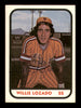 Willie Lozado Autographed 1981 TCMA Rookie Card #2 El Paso Diablos SKU #231864
