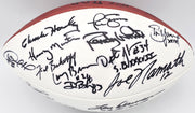 Super Bowl MVP's Autographed Official White Wilson NFL Football With 16 Signatures including Joe Namath PSA/DNA #AB10152