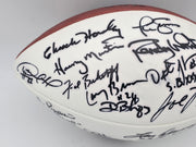 Super Bowl MVP's Autographed Official White Wilson NFL Football With 16 Signatures including Joe Namath PSA/DNA #AB10152
