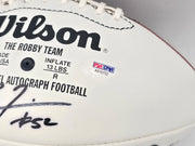 Super Bowl MVP's Autographed Official White Wilson NFL Football With 16 Signatures including Joe Namath PSA/DNA #AB10152