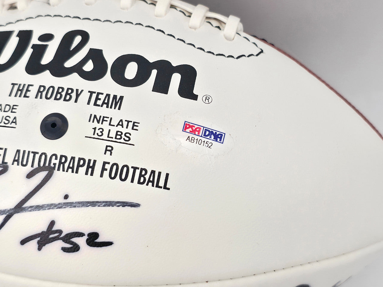 Super Bowl MVP's Autographed Official White Wilson NFL Football With 16 Signatures including Joe Namath PSA/DNA #AB10152