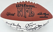 Super Bowl MVP's Autographed Official White Wilson NFL Football With 16 Signatures including Joe Namath PSA/DNA #AB10151