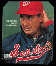 Ted Williams Autographed 8x10 Sports Illustrated Cover Washington Senators Beckett BAS #AD43450
