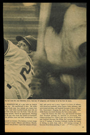 Don Drysdale Autographed 7x11 Magazine Page Photo Los Angeles Dodgers Beckett BAS QR #BM37513