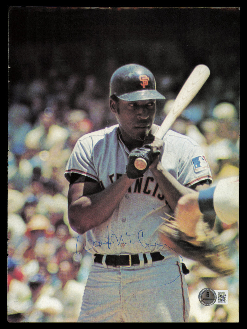 Willie McCovey & Harmon Killebrew Autographed 8x11 Magazine Page Photo Beckett BAS QR #BM37301