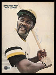 Willie Stargell & Wilbur Wood Autographed 8.5x11.5 Magazine Page Photo Pittsburgh Pirates Beckett BAS QR #BM37378