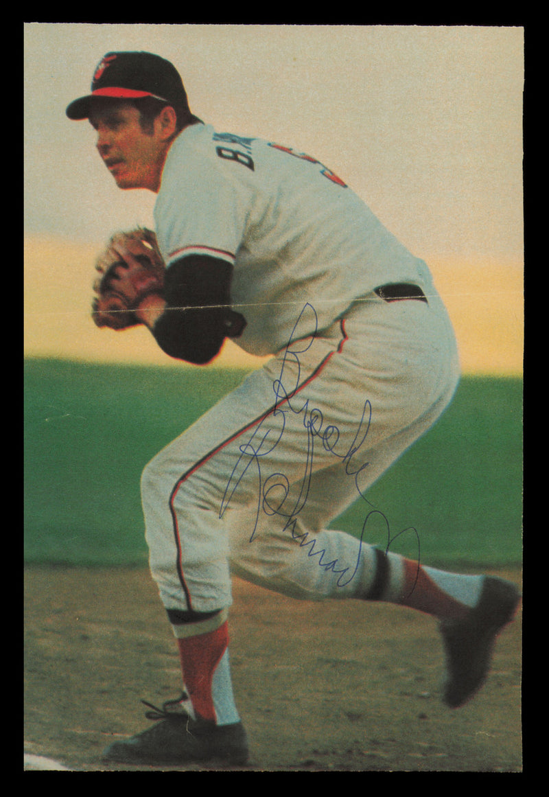 Brooks Robinson Autographed 5x8 Magazine Page Photo Baltimore Orioles SKU #232373