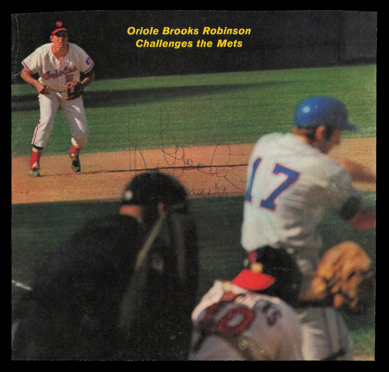 Brooks Robinson Autographed 8x8 Magazine Page Photo Baltimore Orioles SKU #232383