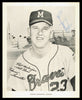 Denver LeMaster Autographed 8.5x10.5 Photo Milwaukee Braves SKU #232408