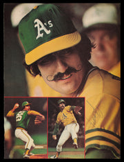 Rollie Fingers & Jim Todd Autographed 8.5x11.5 Magazine Page Photo Oakland A's SKU #232452
