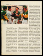 Rollie Fingers & Jim Todd Autographed 8.5x11.5 Magazine Page Photo Oakland A's SKU #232452