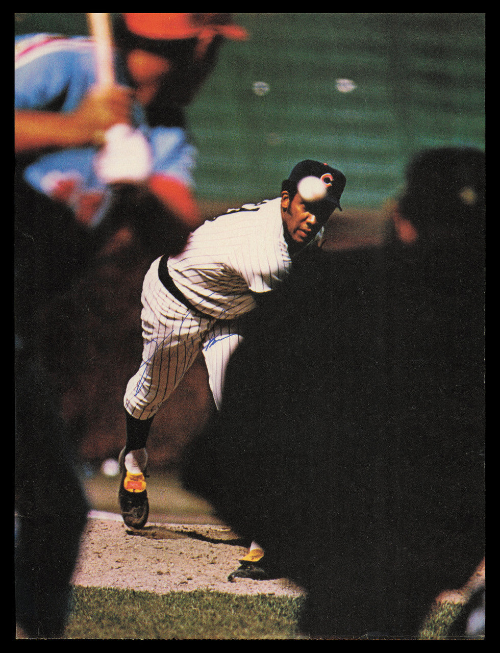 Fergie Jenkins Autographed 8.5x11 Magazine Page Photo Chicago Cubs SKU #232464