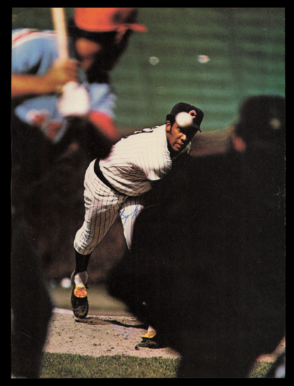 Fergie Jenkins Autographed 8.5x11 Magazine Page Photo Chicago Cubs SKU #232465