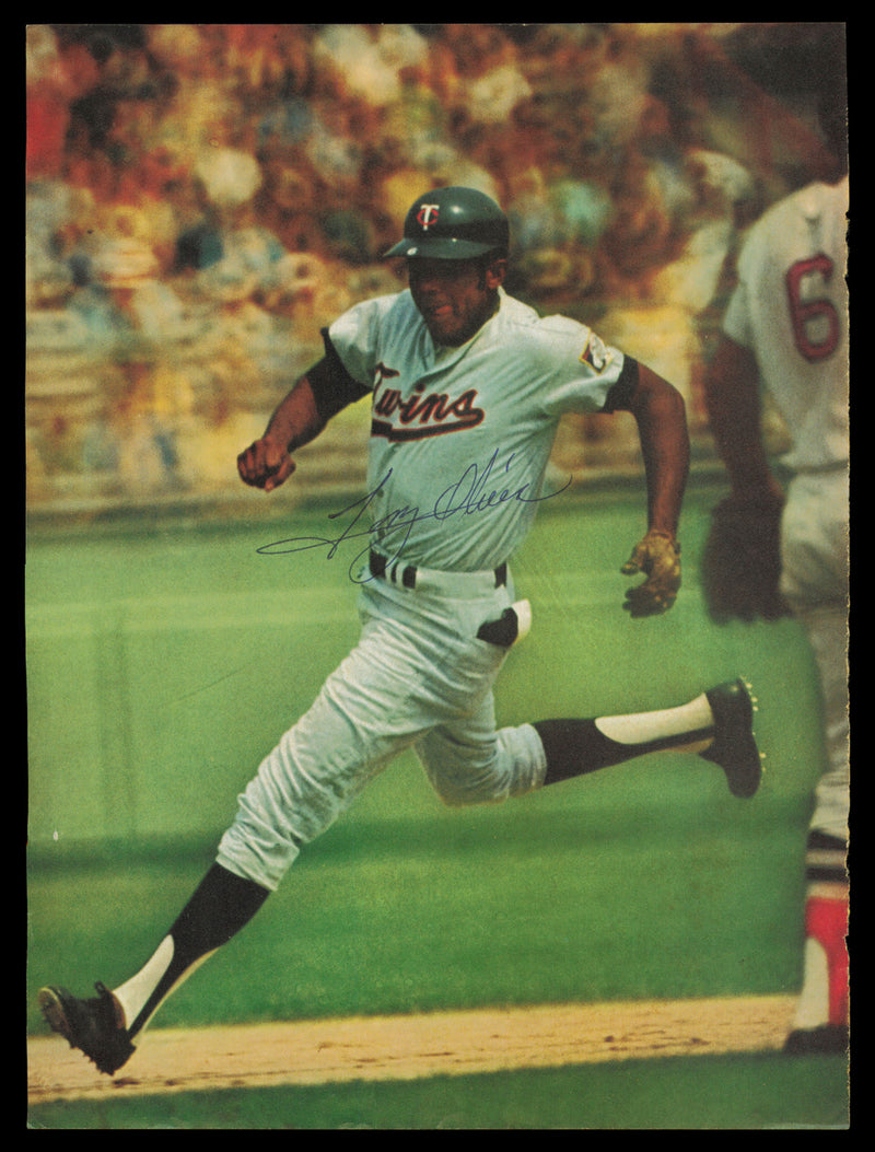 Tony Oliva Autographed 8.5x11.5 Magazine Page Photo Minnesota Twins SKU #232488