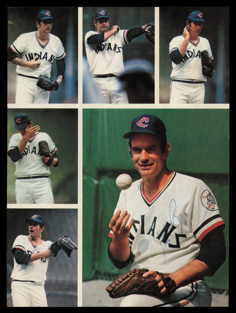 Gaylord Perry Autographed 8.5x11.5 Magazine Page Photo Cleveland Indians SKU #232501