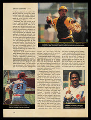 Tim Raines Autographed 8.5x11.5 Magazine Page Photo Montreal Expos SKU #232506