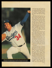 Tim Raines Autographed 8.5x11.5 Magazine Page Photo Montreal Expos SKU #232506