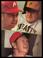Red Schoendienst & Danny Ozark Autographed 8.5x11.5 Magazine Page Photo SKU #232531
