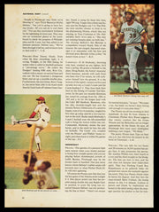 Red Schoendienst & Danny Ozark Autographed 8.5x11.5 Magazine Page Photo SKU #232531