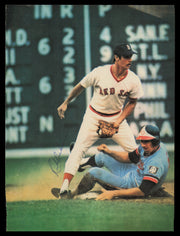 Rick Burleson Autographed 8.5x11.5 Magazine Page Photo Boston Red Sox SKU #232559