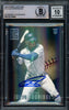 Julio Rodriguez Autographed 2022 Panini Capstone Rookie Card #14 Seattle Mariners Auto Grade Gem Mint 10 Beckett BAS Stock #216653