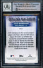 Julio Rodriguez Autographed 2022 Topps Stars of MLB Rookie Card #SMLB-87 Seattle Mariners Auto Grade Gem Mint 10 Beckett BAS Stock #216656
