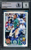 Julio Rodriguez Autographed 2023 Topps Card #330 Seattle Mariners Auto Grade Gem Mint 10 Beckett BAS Stock #216657