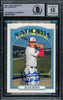 Juan Soto Autographed 2021 Topps Heritage Card #35 New York Mets Auto Grade Gem Mint 10 Beckett BAS Stock #216660
